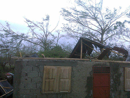 Hurricane Matthews destruction